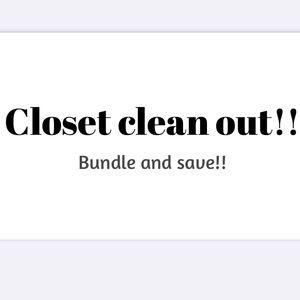 Closet Clean Out